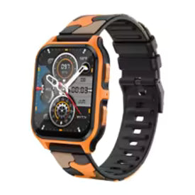 Orange/Black w/Camo Band